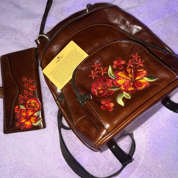 Patricia Nash | Bags | Patricia Nash Brown Backpack And  display picture 1